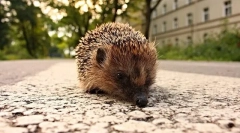Kot nevarnih jež za ljudi in hišne ljubljenčke