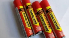 Uporaba diklorophos iz uši in nom